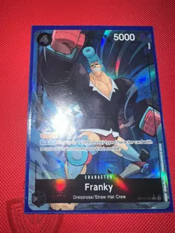2025 One Piece Royal Blood OP10 Franky Rare Alt Art #OP10-090 - Image 1
