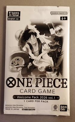 One Piece TCG Welcome Pack 2026 Vol.1 – Sealed – English - Image 1