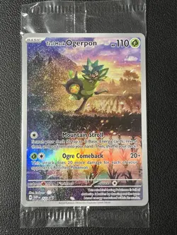 Teal Mask Ogerpon 123 Sv: Scarlet & Violet Promo Cards Holo (Sealed) - Image 1