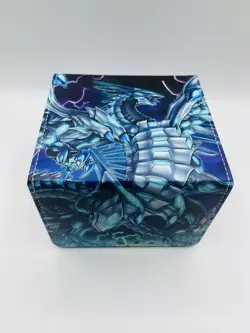 Yugioh Card Deck Box TCG Blue Eyes Chaos Max Dragon Fit 100 Cards Magnetic - Image 1