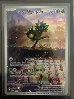 Teal Mask Ogerpon 123 Sv: Scarlet & Violet Promo Cards Holo - Image 1