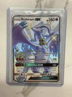 Pokemon Reshiram GX SV51/SV94 Hidden Fates Shiny Vault Card Mint Condition - Image 1