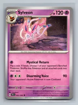 Sylveon Normal Uncommon SV: Shrouded Fable SFA Psychic 022/064 Pokemon Card TCG - Image 1
