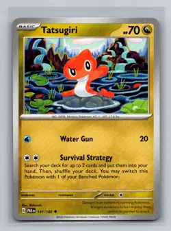 Tatsugiri Normal Uncommon SV04: Paradox Rift PAR Dragon 141/182 Pokemon Card TCG - Image 1