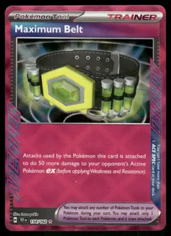 Maximum Belt 154/162 Temporal Forces Pokemon TCG trading card - Image 1