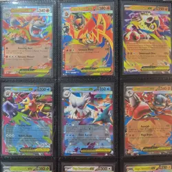 Pokemon TCG Mega EX Holo 9-Card Lot English Mega Camerupt Emboar + More - Image 2