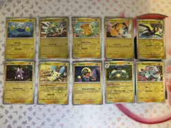 Pokemon Card Lot 10 Reverse Holo Cards NM Bundle Electric Type - Image 1