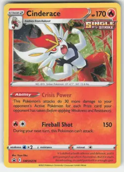 Cinderace - Holo SWSH: Sword & Shield Promo Cards SWSH278 NM - Image 1