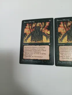 Magic the Gathering MTG Ice Age BURNT OFFERING X 3 1995 - Image 3