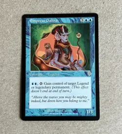 Wizards of the Coast Empress Galina Invasion 2000 Rare Blue 1/3 English - Image 1