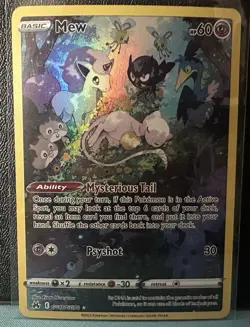 Pokemon: Crown Zenith - Mew GG10/GG70 Galarian Gallery Holo Near Mint - Image 1