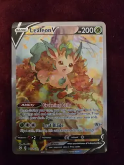 Leafeon V - 167/203 - Pokemon Evolving Skies Alternate Art Ultra Rare NM - Image 1
