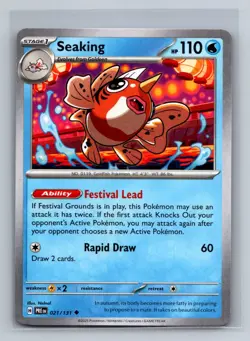 Seaking Normal Uncommon SV: Prismatic Evolutions PRE Water 021/131 Pokemon Card - Image 1