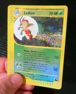 Pokemon Ledian Skyridge Reverse Holo Rare 15/144 2003 LP - Image 3