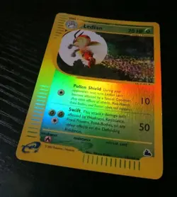 Pokemon Ledian Skyridge Reverse Holo Rare 15/144 2003 LP - Image 4