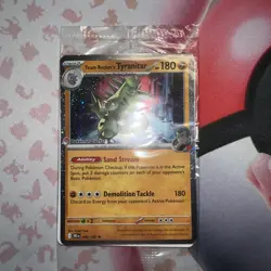 Pokemon Center Promo - Team Rocket’s Tyranitar Destined Rivals Exclusive SEALED - Image 1