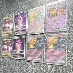 Pokemon 47 Card Lot ex V VMAX VSTAR Pikachu Gengar Mimikyu Alakazam Holo - Image 2