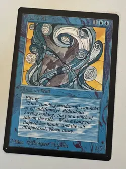 Magic the Gathering MTG Beta Wall of Air NM (Beta Bob) - Image 1