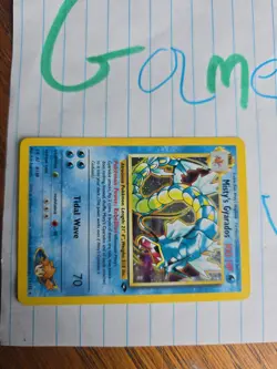 Pokemon TCG Misty's Gyarados Holo Rare Gym Challenge 13/132 Unlimited Edition NM - Image 2