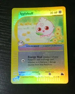 Pokemon Igglybuff Reverse Holo Skyridge 67/144 2003 - Image 2