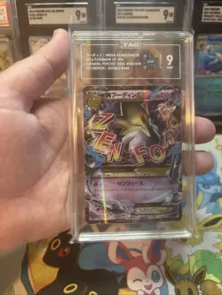 Pokemon Mega Alakazam Ex Japanese RR Awakening Psychic King 1st Ed TAG 9 Mint - Image 1