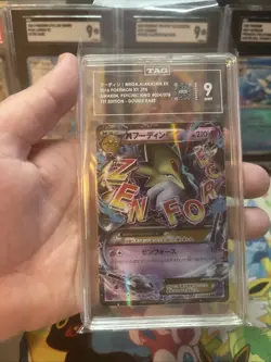 Pokemon Mega Alakazam Ex Japanese RR Awakening Psychic King 1st Ed TAG 9 Mint - Image 4