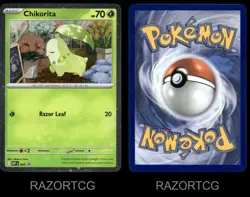 CHIKORITA (COSMOS HOLO) 069 HOLO P ME: MEGA EVOLUTION PROMO POKEMON NM/M - Image 4