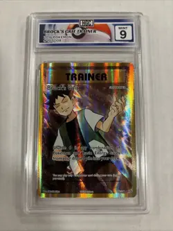 2016 Pokemon Brock’s Grit Trainer #107 HGC 9 (sb5) - Image 1