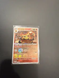 Pokemon TCG Emboar (Master Ball Foil Holo) B&W - Image 2