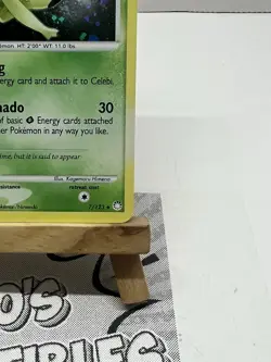 Pokemon TCG *SWIRL* Celebi 7/123 Mysterious Treasures Holo (English) - LP - Image 3