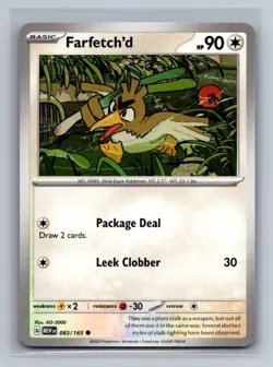 Farfetch'd Normal Common SV: Scarlet & Violet 151 MEW Colorless 083/165 Pokemon - Image 1