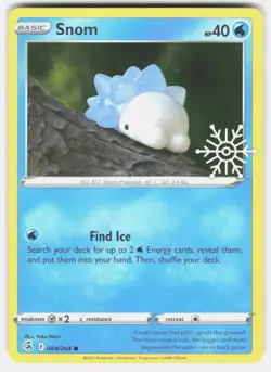 SNOM 084/264 COMMON FUSION STRIKE POKEMON REVERSE HOLO NM/M - Image 1