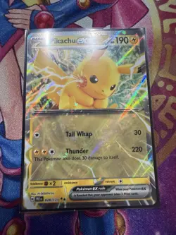 Pikachu ex - 28 - Prismatic Evolutions - Double Rare - NM - Pokemon TCG - Image 1
