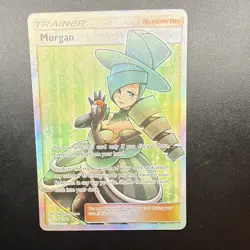 Pokemon TCG Morgan Trainer 178/181 SM-Team Up Full Art Holo Ultra Rare - Image 1