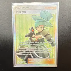 Pokemon TCG Morgan Trainer 178/181 SM-Team Up Full Art Holo Ultra Rare - Image 3