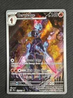 Pokemon TCG Ceruledge 197/191 Surging Sparks Illustration Rare - Image 1