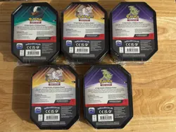 POKEMON Triple Whammy Collectors Tin ~ LOT OF 5 Darkrai Slaking Tyranitar SEALED - Image 2
