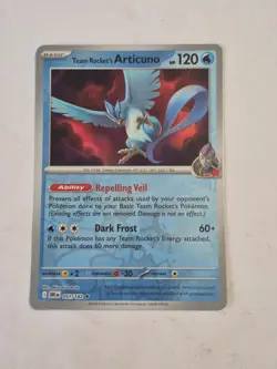 Team Rocket's Articuno 051/182 Rare Destined Rivals Pokemon Reverse Holo NM - Image 1