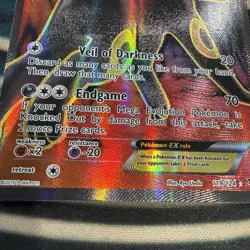 Pokemon Umbreon EX 119/124 Full Art Ultra Rare Fates Collide LP Eeveelution￼ - Image 3