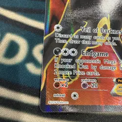 Pokemon Umbreon EX 119/124 Full Art Ultra Rare Fates Collide LP Eeveelution￼ - Image 4