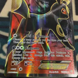 Pokemon Umbreon EX 119/124 Full Art Ultra Rare Fates Collide LP Eeveelution￼ - Image 5