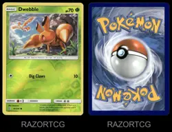 DWEBBLE 10/236 C UNIFIED MINDS POKEMON REVERSE HOLO NM/M - Image 4