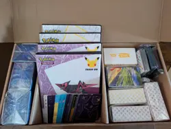 Pokemon accessories bulk joblot - Celebrations binders, deck boxes, sleeves etc - Image 1