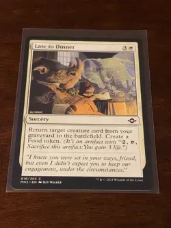 Magic the Gathering Modern Horizons 2 Late to Dinner - Image 1