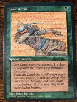 Magic the Gathering MTG Arabian Nights Sandstorm NM (Beta Bob) - Image 1