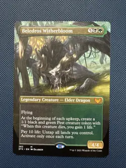 MTG Beledros Witherbloom (Borderless) - Strixhaven: School of Mages (STX) NM - Image 1