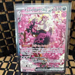 Pokemon Fezandipiti EX Full Art Holo Rare Card 288/217 English TCG - Image 1