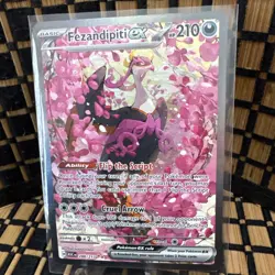 Pokemon Fezandipiti EX Full Art Holo Rare Card 288/217 English TCG - Image 2