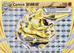 Carbink BREAK 51/124 Fates Collide NM Near Mint Ultra Rare Pokemon Card - Image 1