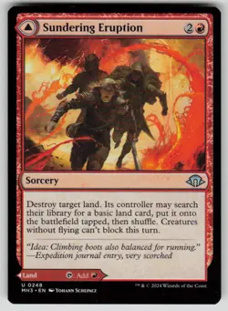 Sundering Eruption Uncommon Modern Horizons 3 248 MTG Near Mint 2024 - Image 1
